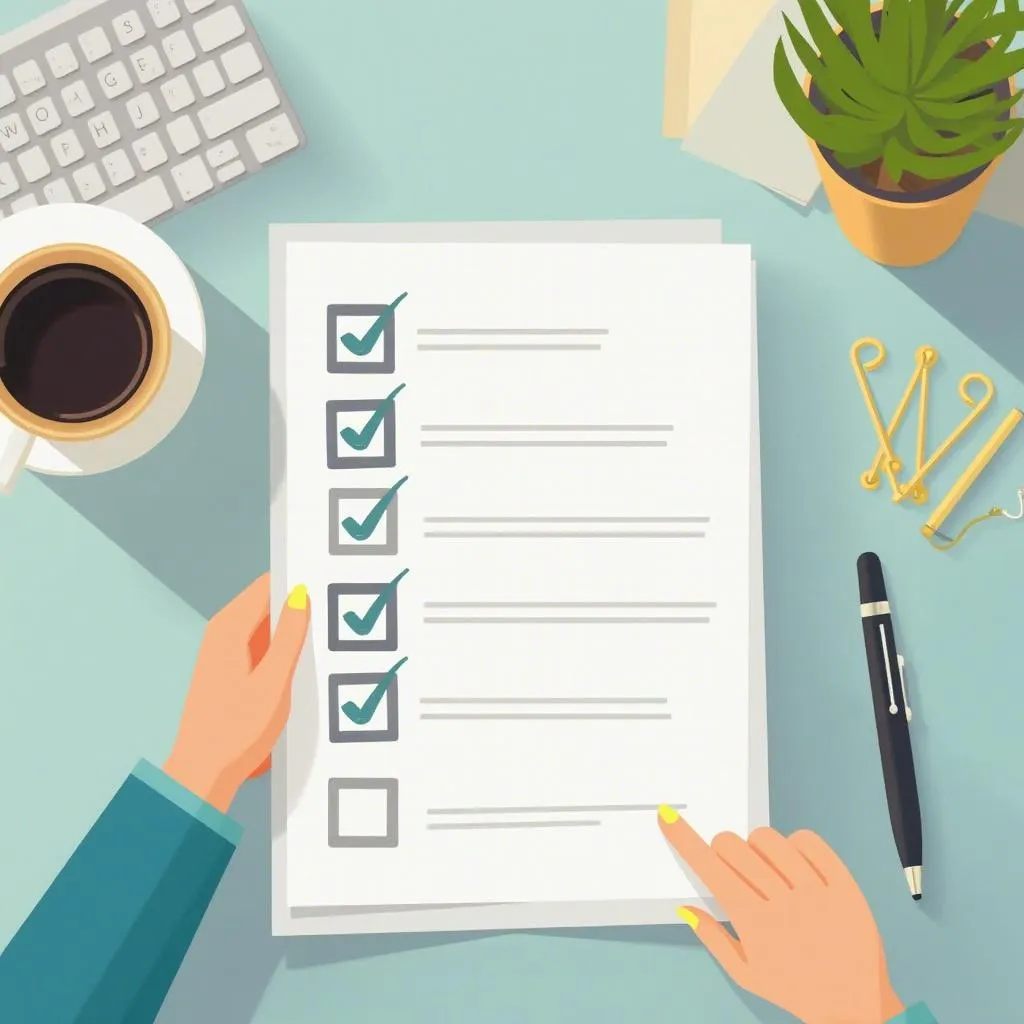 Detailed criteria checklist document