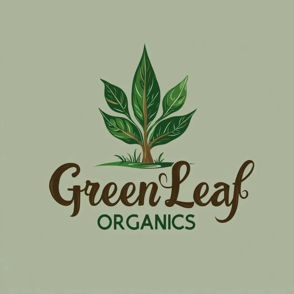GreenLeaf Organics Logo